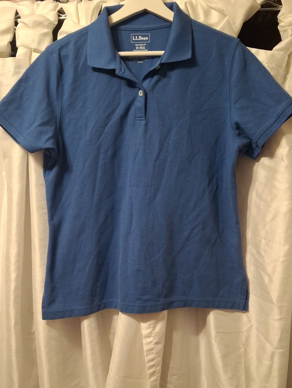 L.L. Bean  Royal Blue Polo Shirt